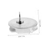 Abaodam 6pcs Coin Saving Jar Stopper Money Bank Fittings Coin Banks Topper Money Saving Jar Covers Lock Key for Home School Office view 2
