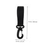 CORHAD 6pcs Stroller Hooks Lightweight Durable Multi Purpose Stroller Straps for Hanging Diaper Bags Shopping Bags and More Convenient Nursery Accessory view 2