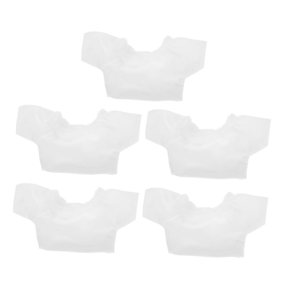 DOITOOL 5pcs Bear T-Shirts for Plush Toys Wear Round Neck Stuffed Animal Clothing Classic Designs for Festive Celebrations DIY Outfits for Plush Dolls