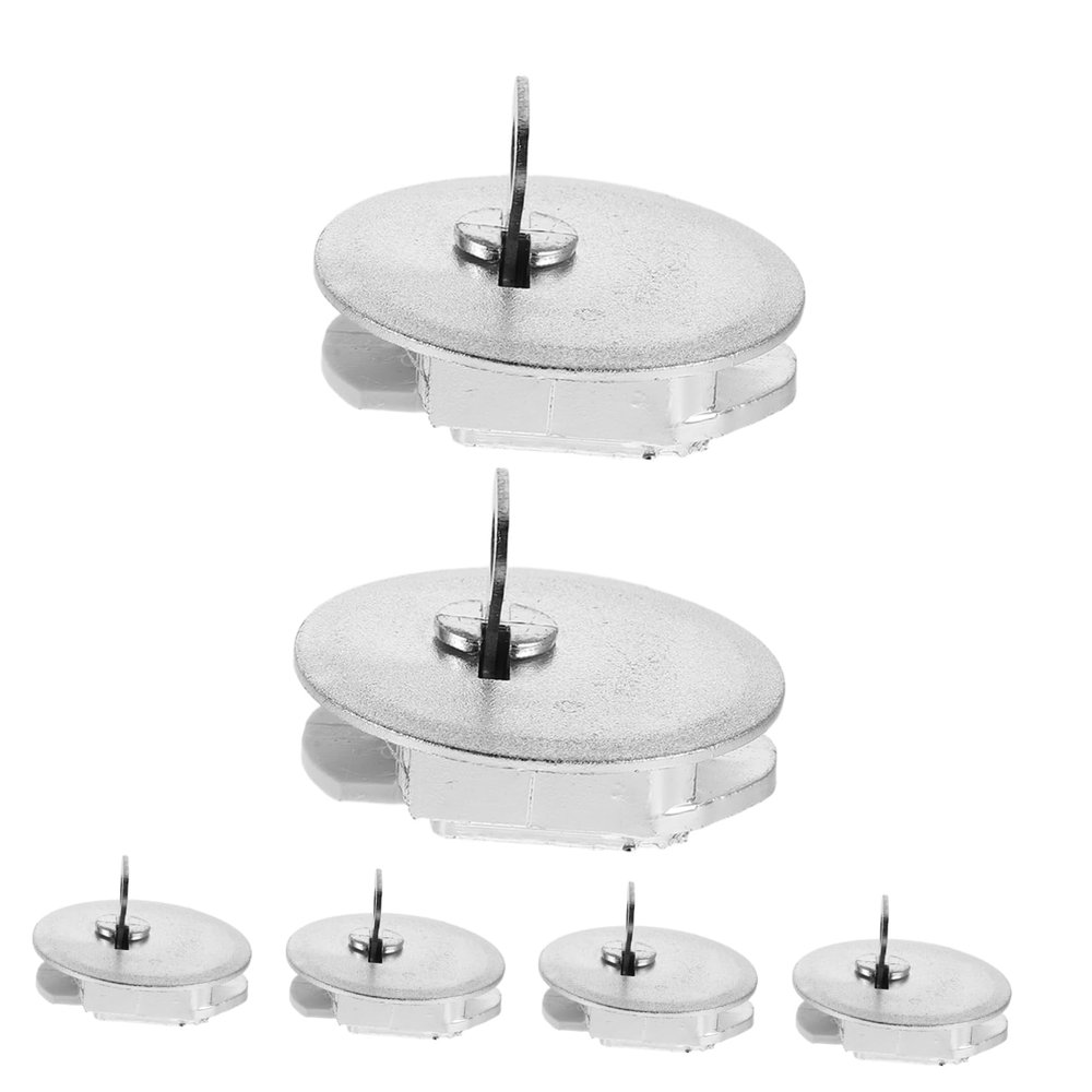 Abaodam 6pcs Money Saving Jar Cover Coin Bank Stopper Lock Key Saving Box Plug Money Holder Part for Home Office