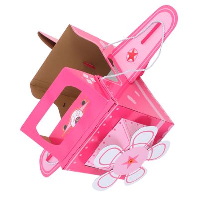 CORHAD Wearable Cardboard Airplane Toy for Boy Girl DIY Craft Kit for Creative Play and Parent -boy Girl Interaction Educational Flying Plane for Toddlers and Kindergarten Boy