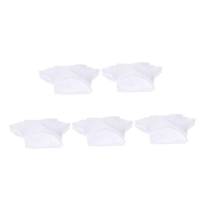 DIYEAH 5Pcs Bear Plush Clothes Cozy T Shirts for Stuffed Animals Easy Round Neck Bear Outfits for Plush for Imaginative Play and Festive Celebrations