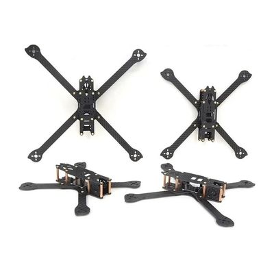 3K Full Carbon Fiber,Fit for XL5 V2 232mm XL6 283mm XL7 294mm XL8 360mm 5 6 7 8 9 inch FPV Freestyle Frame w/ 4mm arm Racing kit(XL5 232mm Frame Kit)