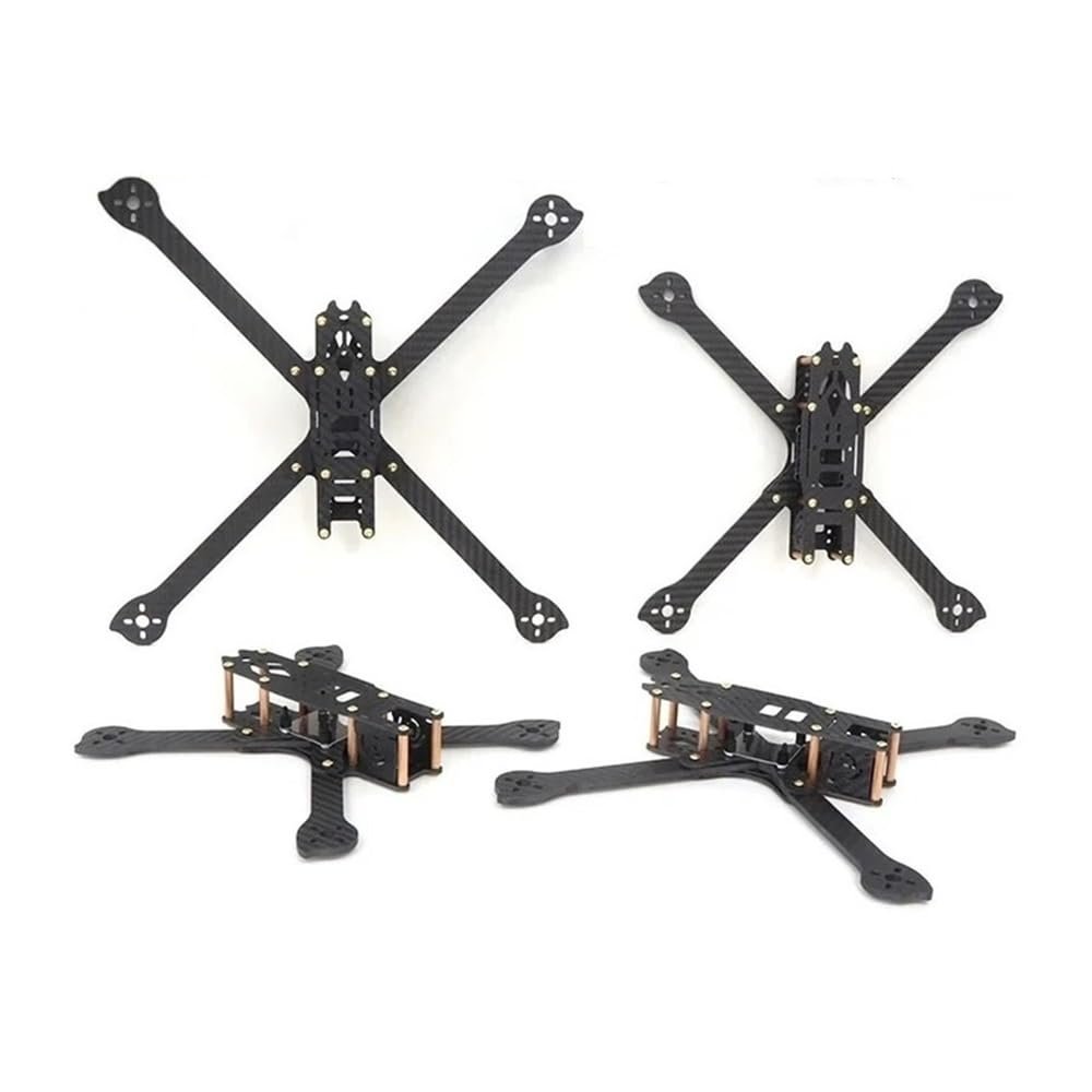3K Full Carbon Fiber,Fit for XL5 V2 232mm XL6 283mm XL7 294mm XL8 360mm 5 6 7 8 9 inch FPV Freestyle Frame w/ 4mm arm Racing kit(XL5 232mm Frame Kit)