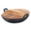 Amosfun Miniature Wok Set Lid Mini Kitchen Accessories Sturdy Iron Cookware for Dollhouse and Pretend Play Random Style view 1