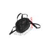 DOITOOL 2pcs Bags Miniature Doll Bag Dollhouse Miniature Bag Doll Outfit Bag Dollhouse Mini Shoulder Bag Stuffed Animal Shoulder Bag Ladies Wallet Dollhouse Bag Pu Black view 2