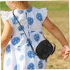 DOITOOL 2pcs Bags Miniature Doll Bag Dollhouse Miniature Bag Doll Outfit Bag Dollhouse Mini Shoulder Bag Stuffed Animal Shoulder Bag Ladies Wallet Dollhouse Bag Pu Black view 4