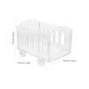 ABOOFAN Acrylic Figure Display Box Miniature Showcase for Dolls and Models Stylish Tabletop Storage Organizer for Collectors Enthusiasts view 2