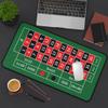 2 in 1 Desk Pad Casino Roulette Mat with Stitched Edge Premium Neoprene Non-Slip Rubber Base Office Tabletop Decor Surface view 3