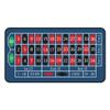 2 in 1 Desk Mat Casino Roulette Table Top with Stitched Edge Premium Neoprene Non-Slip Rubber Base for Office Game Room Decor view 1