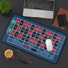 2 in 1 Desk Mat Casino Roulette Table Top with Stitched Edge Premium Neoprene Non-Slip Rubber Base for Office Game Room Decor view 3