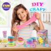 1:1 Buttery Glue Slime Kit for Kids Ages 8-12, FunKidz Ice Cream Slime Making Kits for Girls Toys Includes 19 Pieces Supplies to Make Butter Slime Activity Party Gifts view 3