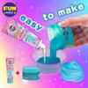 1:1 Squishy Cupcake Glue Slime Kit for Girls Ages 8-12, FunKidz Fluffy Slime Making Kits 23 Pieces Supplies to Make Sweet Butter Soft Slime Gifts for Kids Party Creative Toys view 3