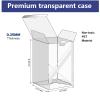 50 Pack Cases for Funko, 0.38mm Crystal Clear Case, Heavy-Duty Display Case with Protective Film and Locking Label, Strong Thick Plastic Protectors view 2