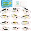 12 Bulk Electric Circuit Kit for Kids Age 8-12, Basic Circuits Science Light Bulb Experiments for Beginners, Class STEM Projects STEAM Activities, Classroom Educational Circuit Board Building Kits view 1