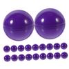 FUTUREORYY 20pcs Openable Raffle Balls 4cm Colorful Plastic Capsules for Party Supplies Vending Machines and Games Hollow Design for Bingo and Token Activities view 1