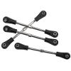 Keenso RC Steering Rod Easy to Install for 1/10 Out Road Car, Top Adjustable Rear Link Rod 4PCS view 2