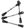Keenso RC Steering Rod Easy to Install for 1/10 Out Road Car, Top Adjustable Rear Link Rod 4PCS view 3