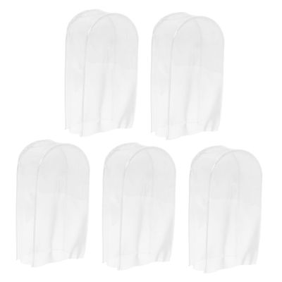 jojofuny 5pcs PVC Stuffed Animal Covers Dustproof Sleeves for Outdoor Activities Travel Storage Keep Dry and Protected