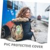 jojofuny 5pcs PVC Stuffed Animal Covers Dustproof Sleeves for Outdoor Activities Travel Storage Keep Dry and Protected view 3