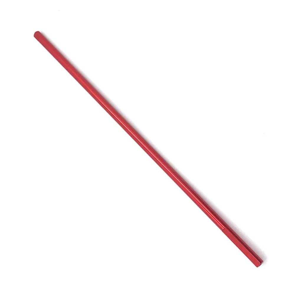 Metal Main Central Axle Drive Shaft Upgrade Parts Compatible with 124017 124016 124018 124019 RC Car Spare Parts Accessories(Red)