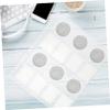 HOMSFOU 20Sheets Stamp Album Pages Standard Transparent Binder Pages for Coin and Stamp Collecting and Protective Storage for Collectible Items view 3