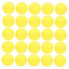 HOOTNEE 25Pcs Yellow Lottery Balls Plastic Pong Balls for Raffles Game Party Decorations and Easy to Find for Celebrations and Events view 1
