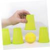 HOOTNEE 25Pcs Yellow Lottery Balls Plastic Pong Balls for Raffles Game Party Decorations and Easy to Find for Celebrations and Events view 3