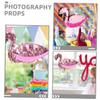 Alipis 1 Set Flamingo for Tropical Party Supplies Includes Blindfold Stick for Luau Hawaii Summer Birthday Celebrations Vibrant Colors Interactive Fun view 3