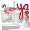 Alipis 1 Set Flamingo for Tropical Party Supplies Includes Blindfold Stick for Luau Hawaii Summer Birthday Celebrations Vibrant Colors Interactive Fun view 4