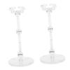 Abaodam 2pcs 6-inch Action Figure Display Stand for Dolls and Models Compatible HG RG SHF Support Base for Collectible Figures for Display and Organization view 1