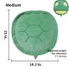 Layheld Cute Pet Outfits Plush Turtle Shell Outfit Cosplay Party Wear Photoshoot Pet Outfit Multiple Sizes for Cat Small Dog (Medium) view 2