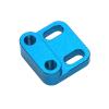 Aluminum Alloy Steering Gear Seat Upgrade Parts Servo Mount Bracket for Tamiya M05 M05 1/10 Remote Control Car Durable Stable Performance Blue 16mm view 4