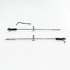 2PCS RC Boat Push Rod Kit Plastic Tie Rod Ends Ball Joint with Pushrod and Pushrod Connector Linkage Stopper for RC Boat Ship Airplane DIY Model Toy Replace Parts (M3 Rod End,M3x150mm Pushrod) view 2