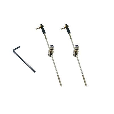 2PCS RC Boat Push Rod Kit Plastic Tie Rod Ends Ball Joint with Pushrod and Pushrod Connector Linkage Stopper for RC Boat Ship Airplane DIY Model Toy Replace Parts (M2 Rod End,M2x100mm Pushrod)