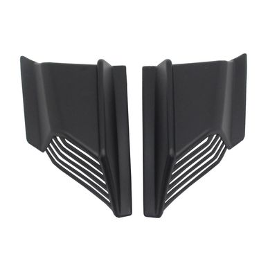 Acouto Winglet Aerodynamic Wing Kit Side Spoiler ABS Material Wind Resistance Reduction Adhesive Installation for ADV150 ADV160 2019 to 2023 (Black)