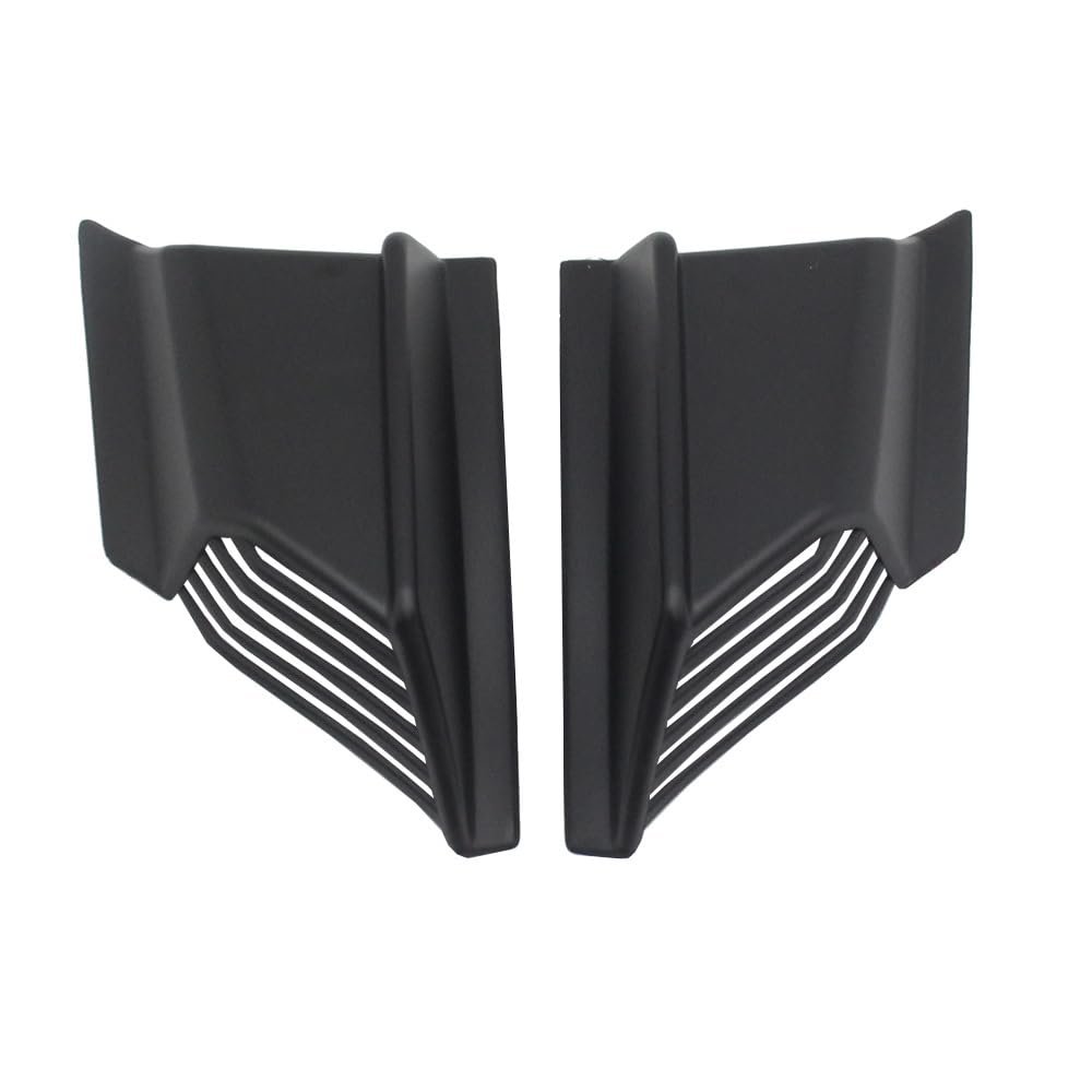 Acouto Winglet Aerodynamic Wing Kit Side Spoiler ABS Material Wind Resistance Reduction Adhesive Installation for ADV150 ADV160 2019 to 2023 (Black)