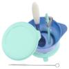 MOLUCKFU 1 Set Suction Food Bowl with Lid Spoon Straw and Cleaning Brush Non Spill and Tableware for Boy Girl for Mealtime view 1