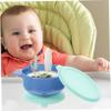 MOLUCKFU 1 Set Suction Food Bowl with Lid Spoon Straw and Cleaning Brush Non Spill and Tableware for Boy Girl for Mealtime view 3