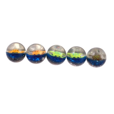 UPKOCH 5Pcs Transparent Rubber Jumping Balls Cognitive for and Safe Bouncy Balls for and Learning Activities