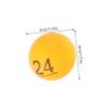 Anneome 60pcs Balls for Raffle Bingo and Party Games Seamless Non-Bounce Plastic Balls view 2