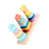 CIYODO 1Set Rainbow Animal Stacking Tower for Shape Sorter Stacker for Boy Girl Nesting Rings Educational Play Boosts Fine Motor Skills Memory Development view 1