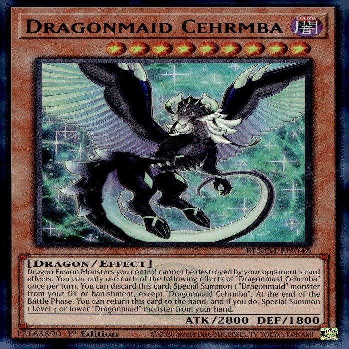 Dragonmaid Cehrmba - BLMM-EN048 - Ultra Rare - 1st Edition