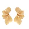 7.7 * 4cm Bohemia Leaf Earrings Metal Plant Earrings,golden,7.7 * 4cm view 1