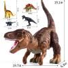 BLmukce 24" Large Dinosaur Toys for Kids 3-5, Big Dinosaur Tyrannosaurus rex Figure Toy with 10+ Dinosaurs Belly Storage, Gliding Wheels, Lights Sounds & Mist Spray  T-Rex that eats Toy for Boys Gift view 3