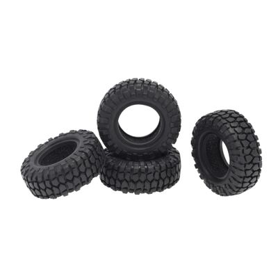4PCS 48mm 1.0 Soft Rubber Wheel Tires Tyre for 1/24 RC Crawler Car Axial SCX24 90081 AXI00002 Upgrade Parts(A-48mm)