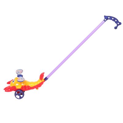 Kisangel Cartoon Lobster Push and Pull Toy for Toddlers Safe Walking Toy with Stable Support for Balance Development Indoor and Activities