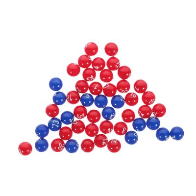 CHILDWEET 1Pack Brightly Colored Lottery Game Balls Non Fading Props for Raffles Bingo Games and Party Activities Lightweight and Portable for Celebrations