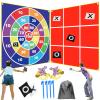 2 in 1 Giant Tic Tac Toe & Bean Bag Toss Games Outdoor,4.5FTx4.5FT Double-Portable Tic Tac Toe Bean Bag Toss with 10pcs Bean Bag,Large Outdoor Lawn Yard Backyard Carnival Easter Party Field Day view 1