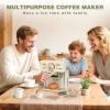 Dreamon Toy Coffee Maker for Kids Kitchen Set, Wooden Kitchen Accessories Pretend Play Toddler Coffee Playset, Kids Caf Machine Birthday Gifts for Boys Girls Ages 3 4 5 6 Years view 2
